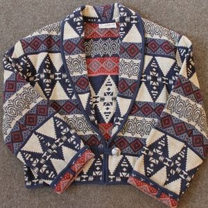 Southwestern Tapestry Woven Jacket